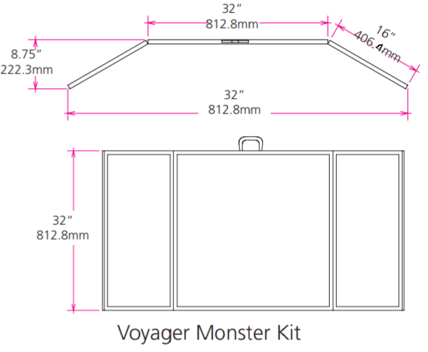 Voyager™ Monster Folding Tabletop Display