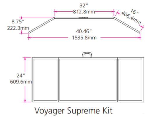 Voyager™ Supreme Folding Tabletop Display