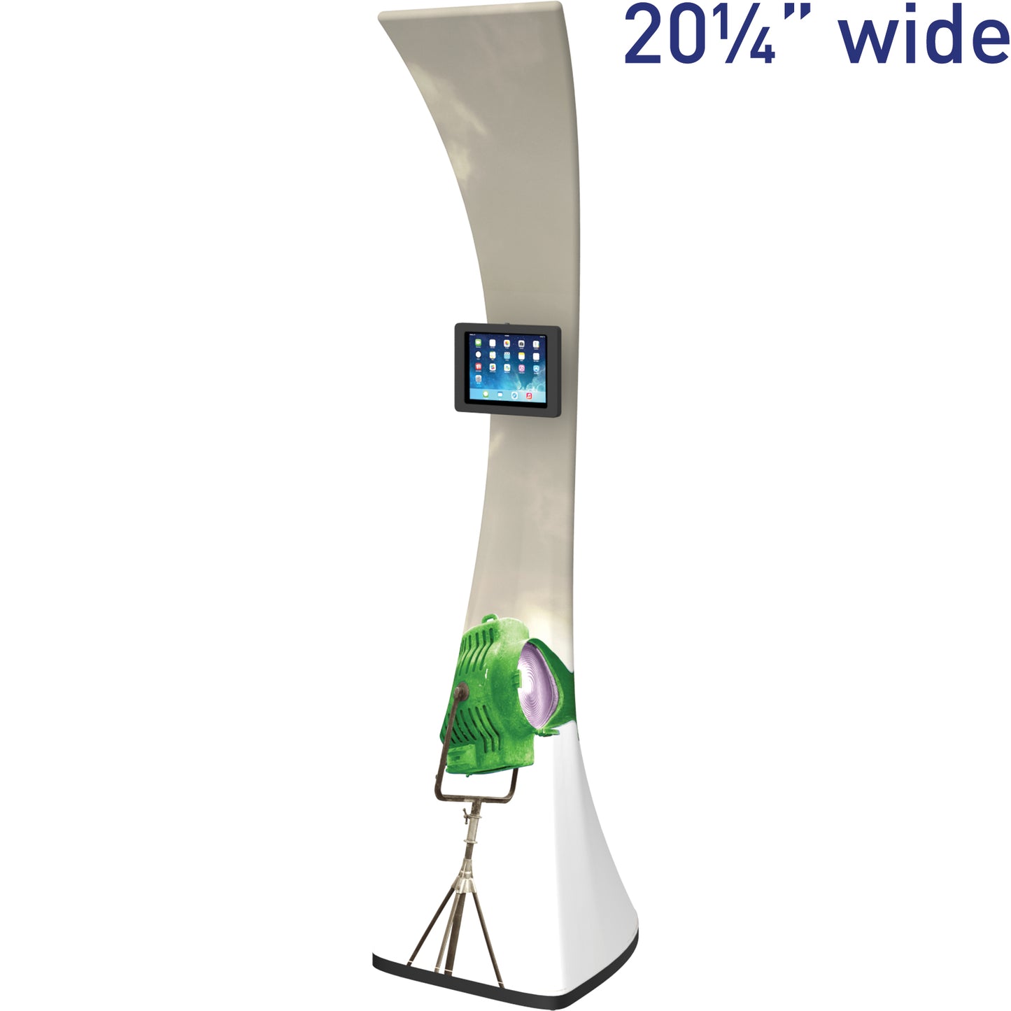 Angled view of Formulate™ iPad™ Stand 02 (tablet not included).