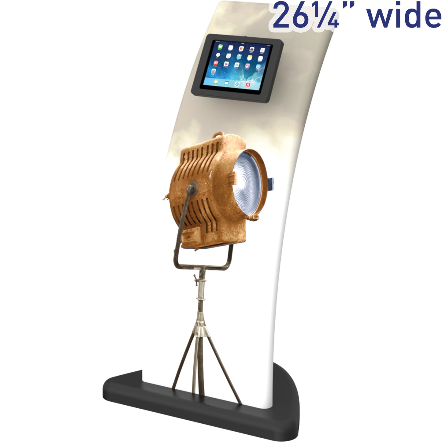 Angled view of Formulate™ iPad™ Stand 04 (tablet not included).