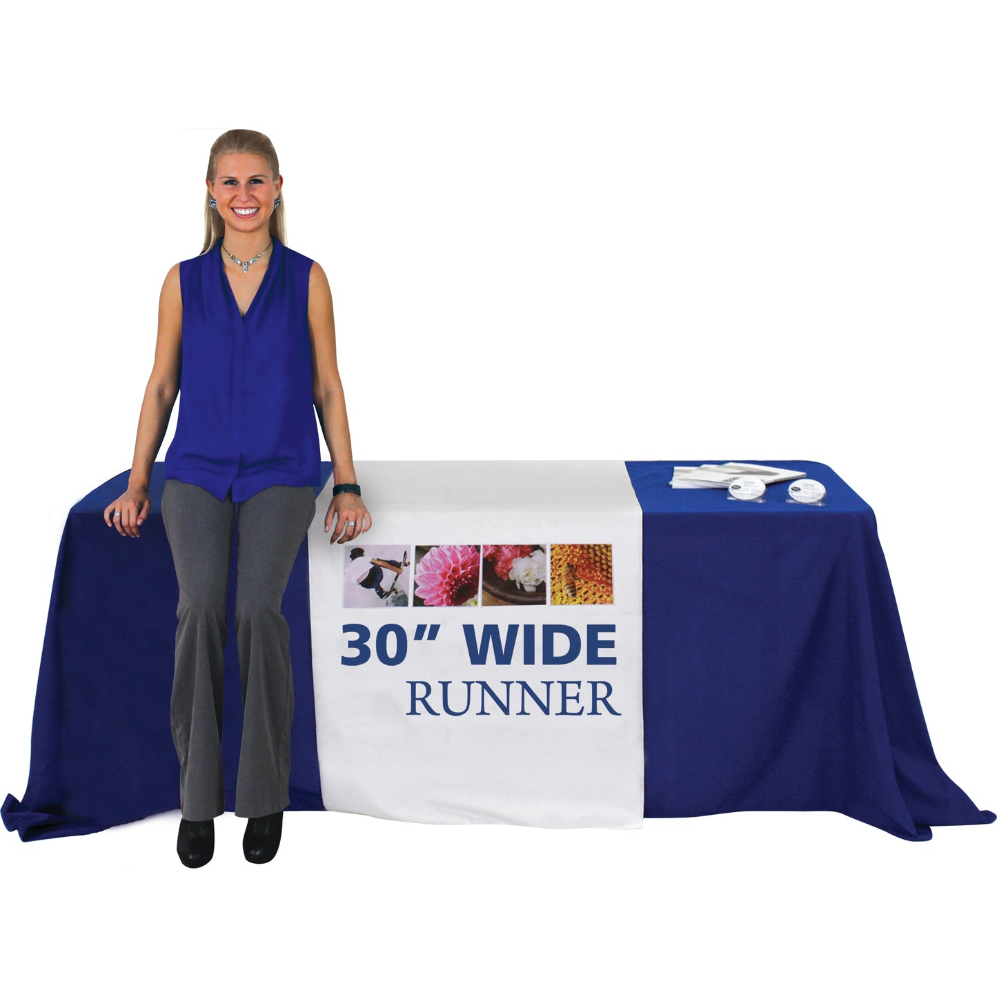 Table Runner w/ Printed Logo Graphics