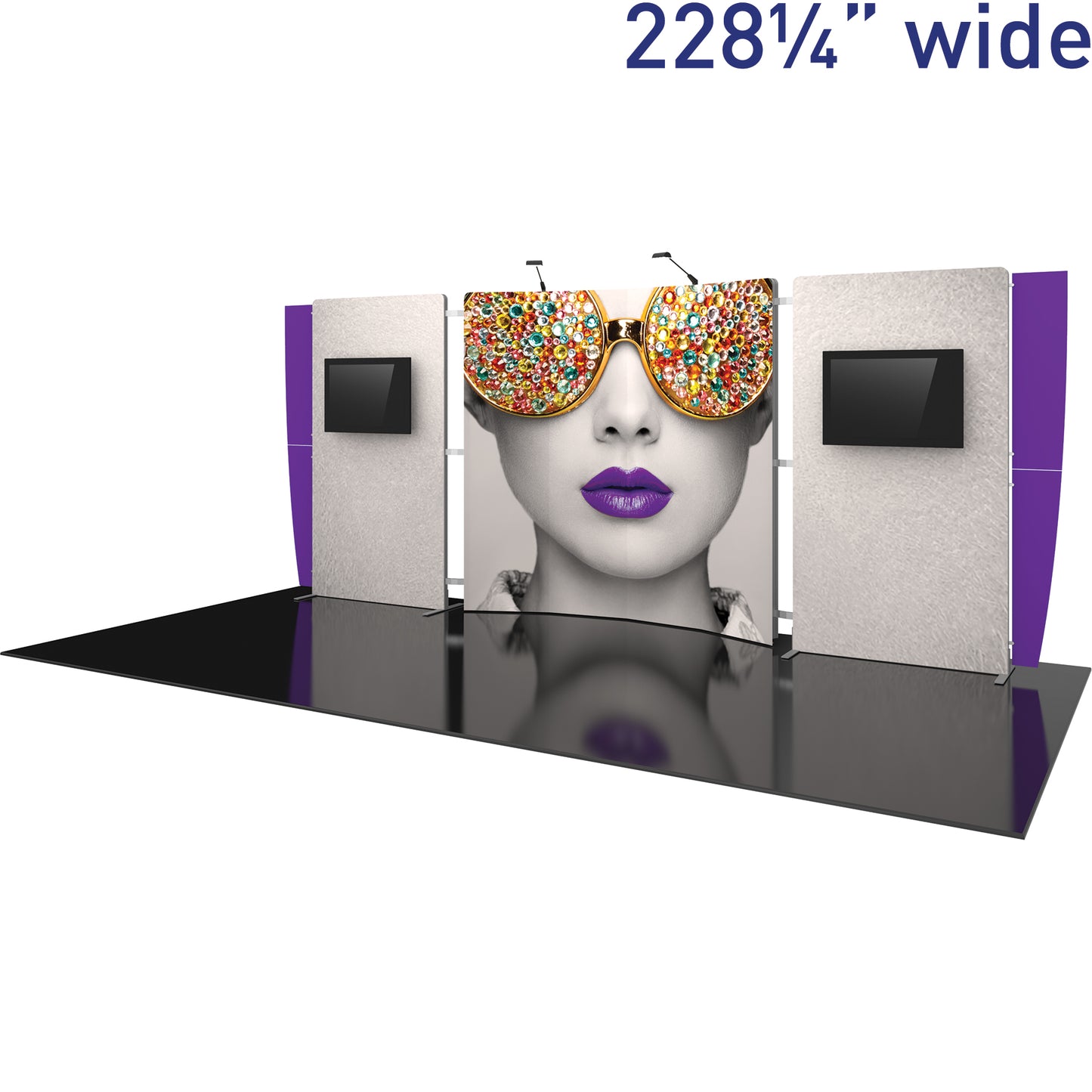 Vector Frame™ Master, Kit 22 · 20′ Tradeshow Booth