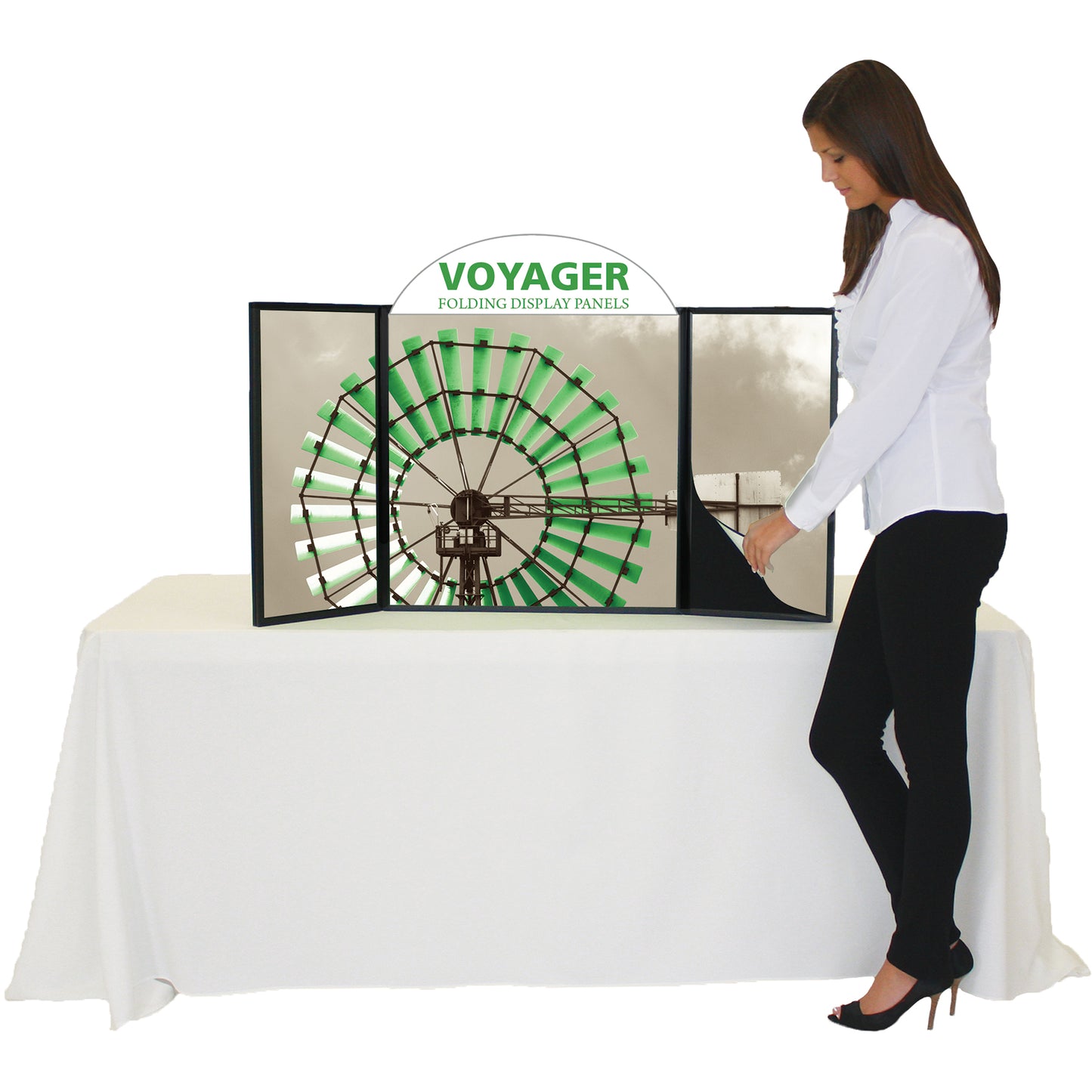 Voyager™ Supreme Folding Tabletop Display