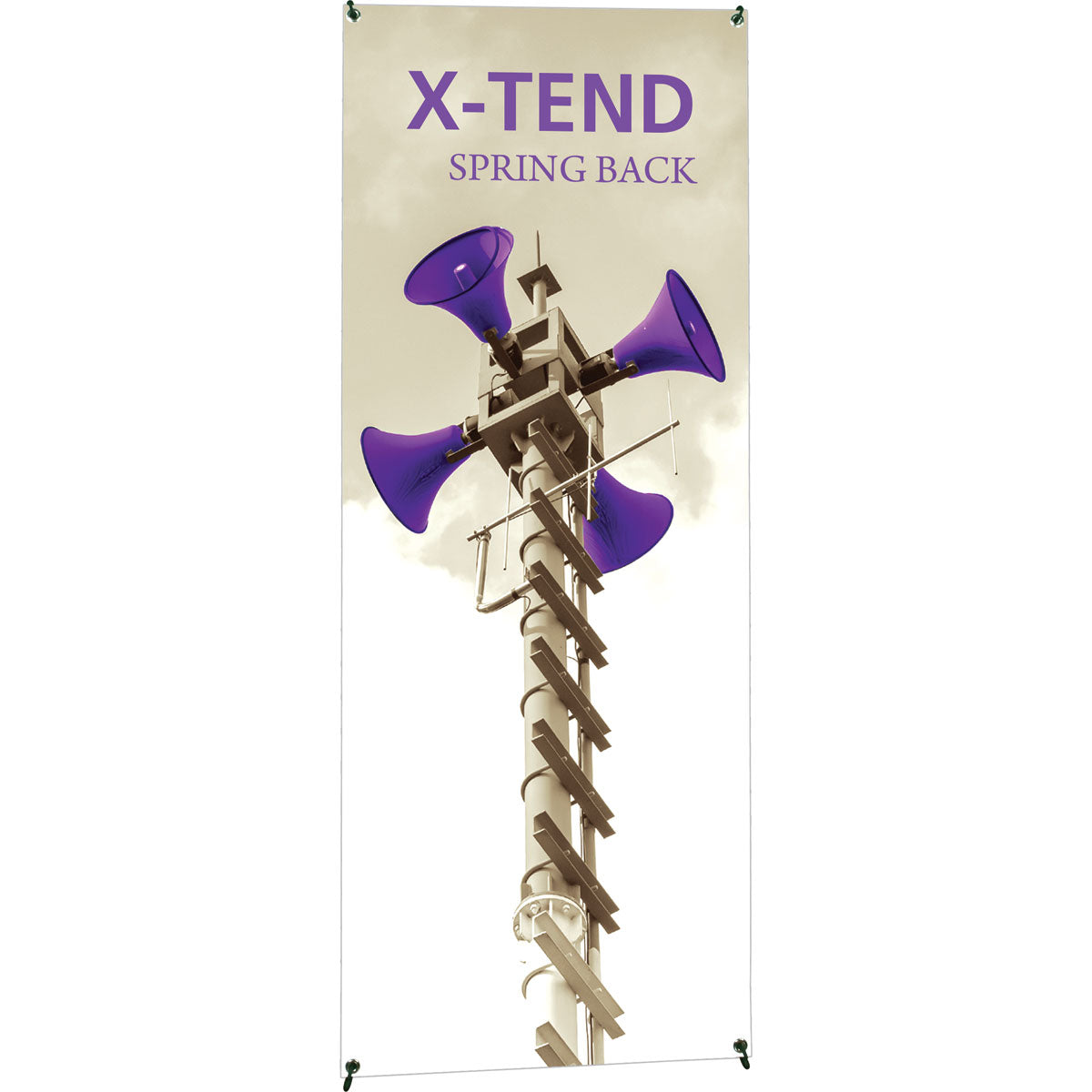 X-Tend™ 2 Spring Back Banner Stand