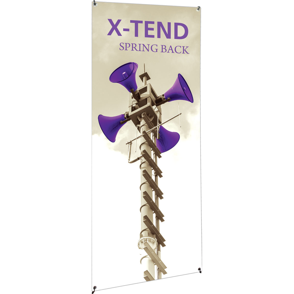 X-Tend™ 3 Spring Back Banner Stand