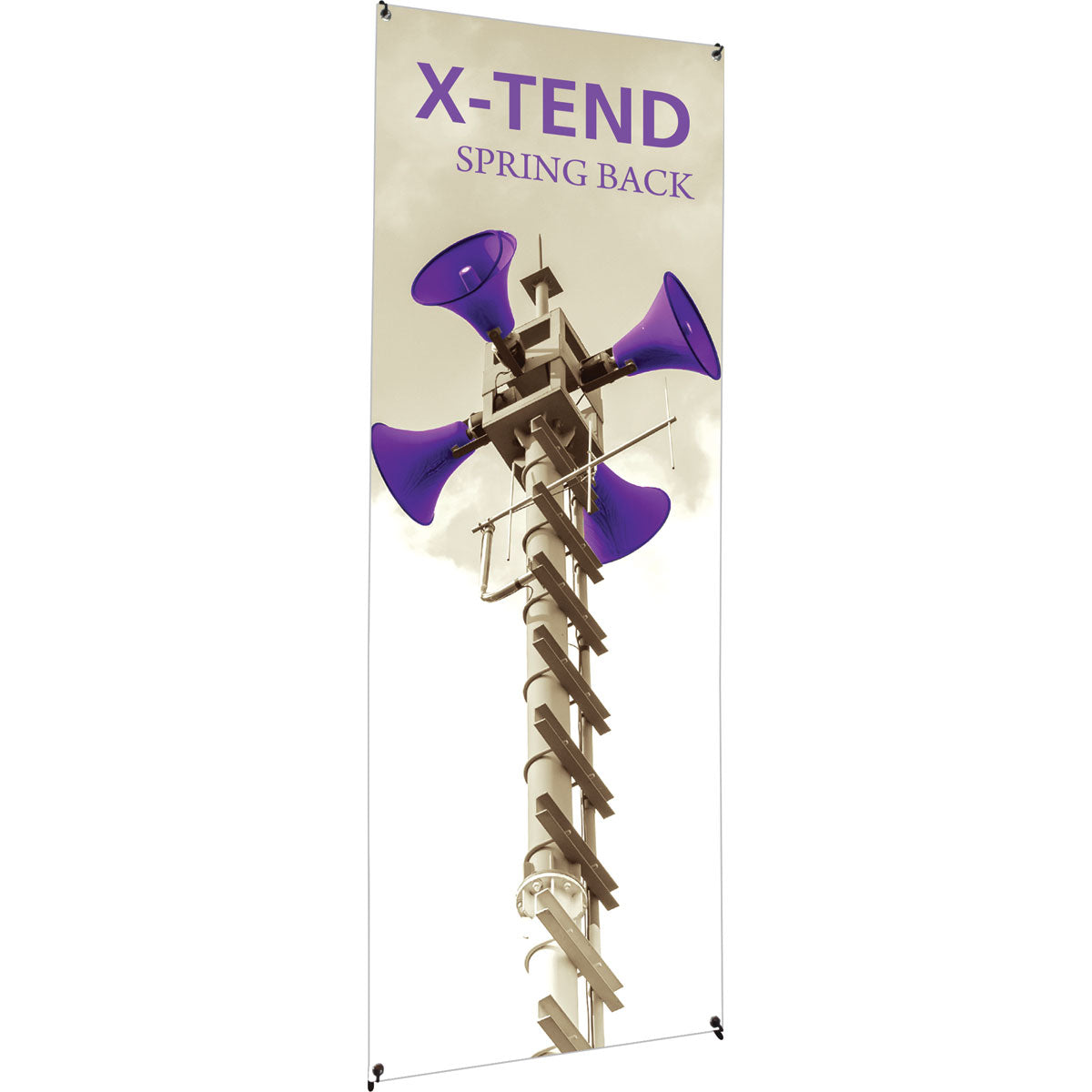 X-Tend™ 4 Spring Back Banner Stand